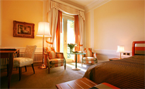 Habitacion en el Hotel Bellevue Palace en Berne, Suiza