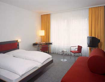 Habitacion en el Hotel Kreuz en Berne, Suiza