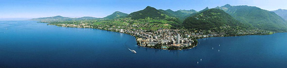 Foto panoramica de Montreux